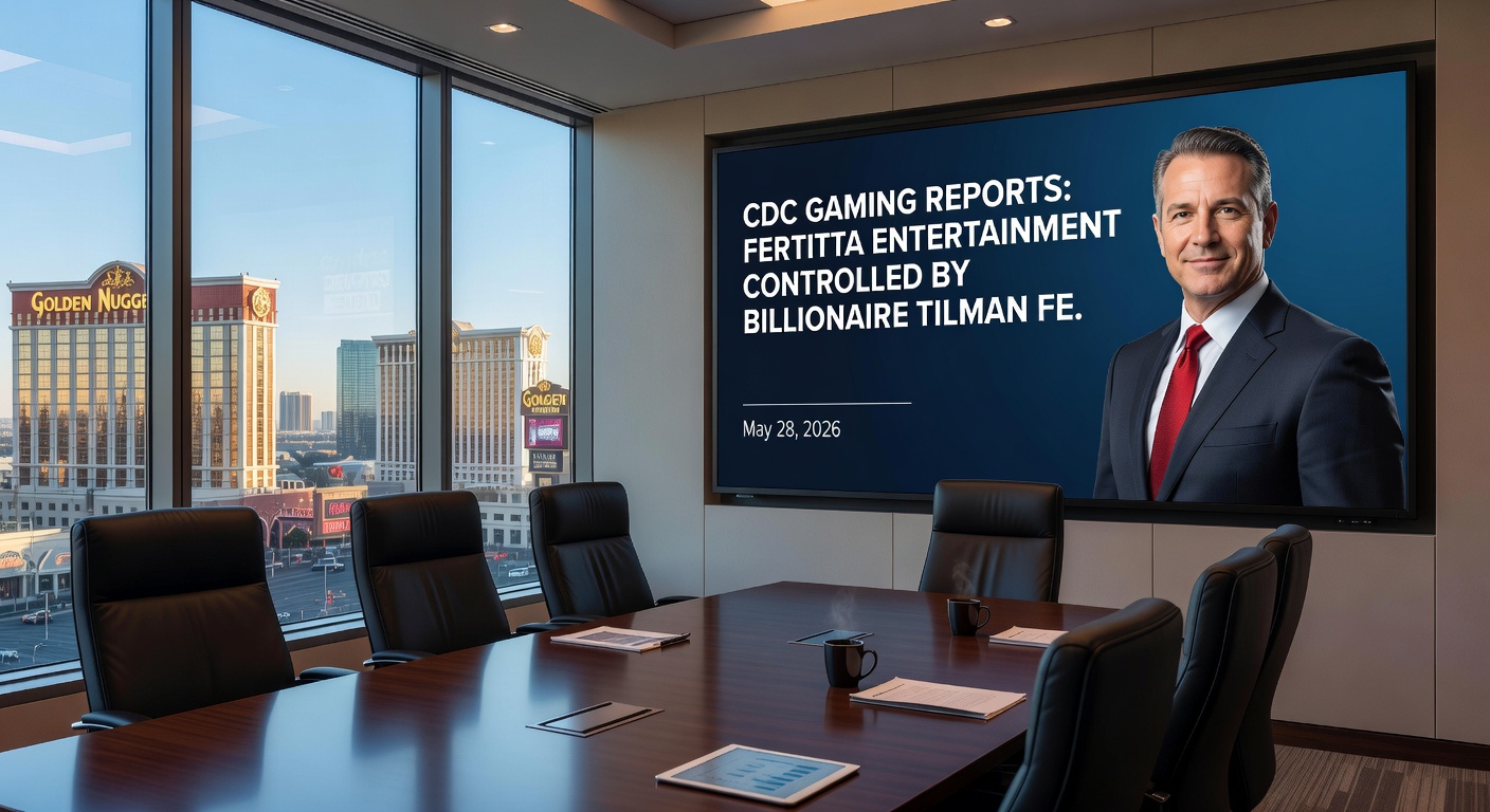 Analysts reviewing gaming industry merger impacts with charts on competitor positioning