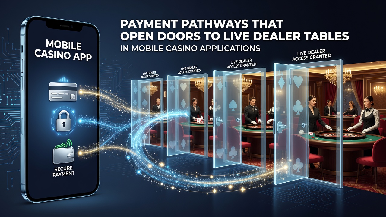 Live dealer table view on a smartphone with payment confirmation overlay